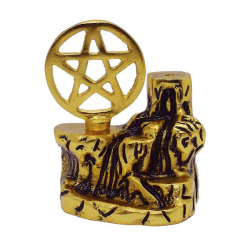 Incense Holder Backflow Holder Pentagram gold Incense Holder Backflow Holder Pentagram gold